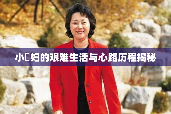 小婬妇的艰难生活与心路历程揭秘