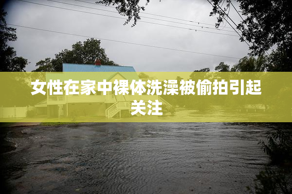 女性在家中裸体洗澡被偷拍引起关注