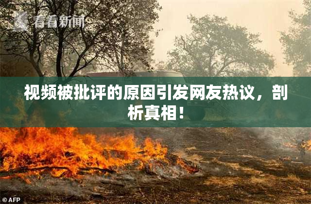 视频被批评的原因引发网友热议，剖析真相！