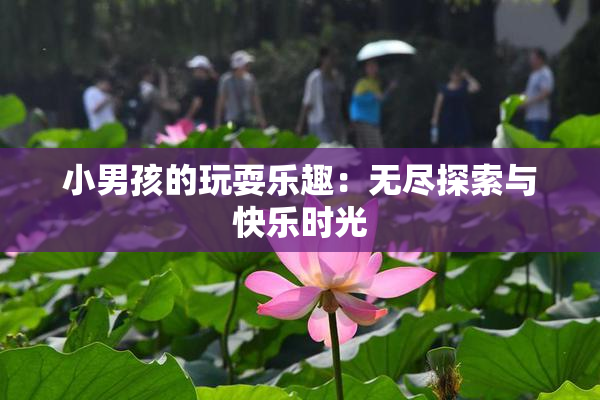 小男孩的玩耍乐趣：无尽探索与快乐时光