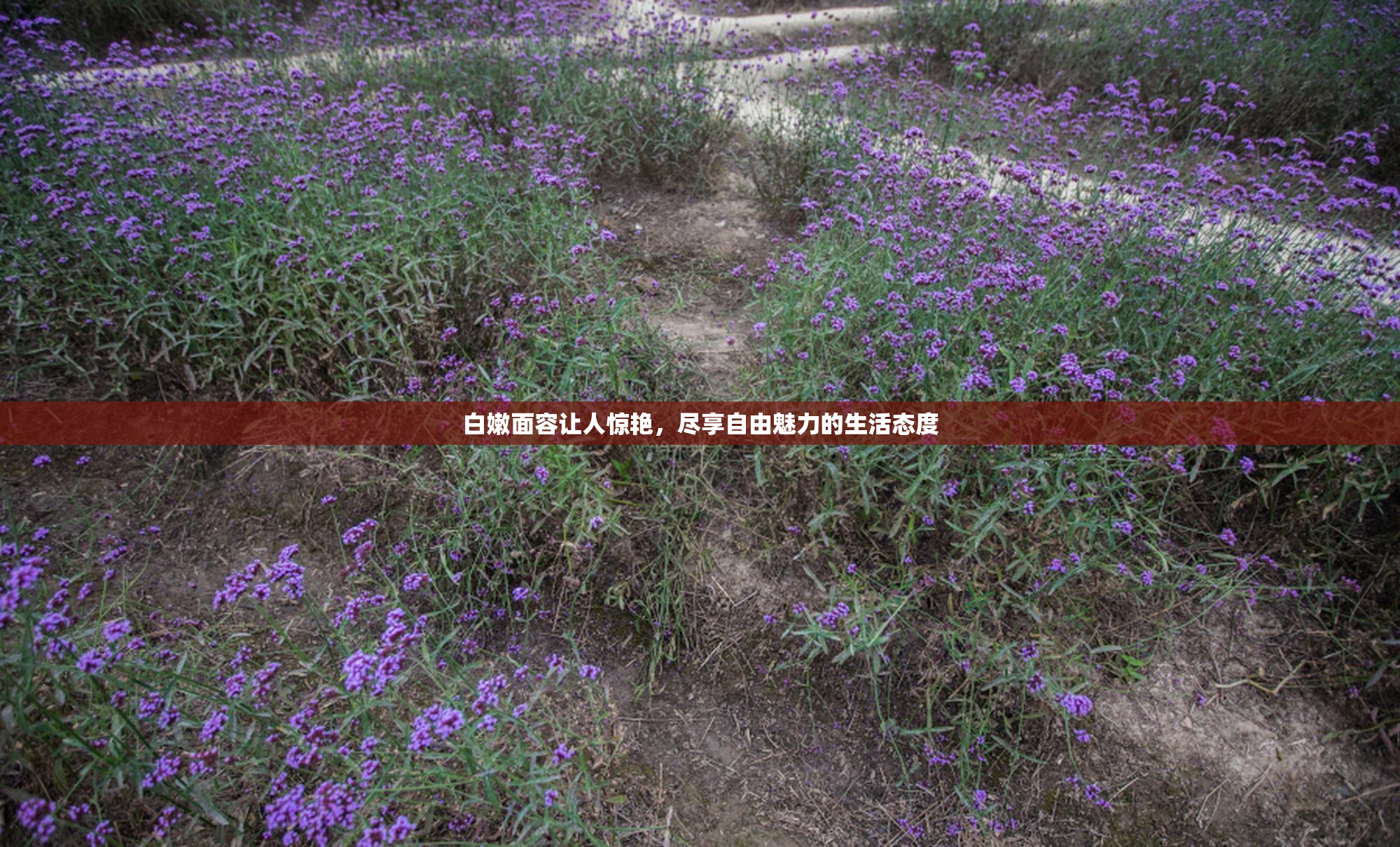 白嫩面容让人惊艳，尽享自由魅力的生活态度