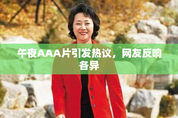 午夜AAA片引发热议，网友反响各异