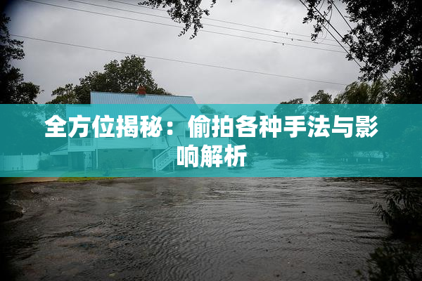 全方位揭秘：偷拍各种手法与影响解析