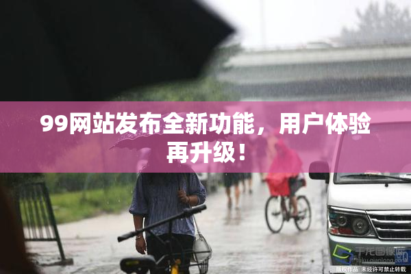 99网站发布全新功能，用户体验再升级！
