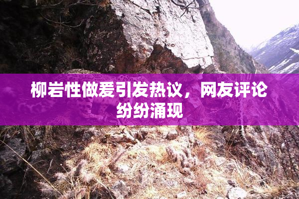 柳岩性做爰引发热议，网友评论纷纷涌现