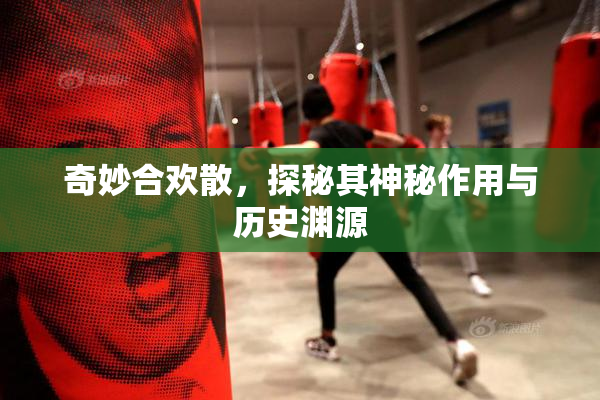 奇妙合欢散，探秘其神秘作用与历史渊源