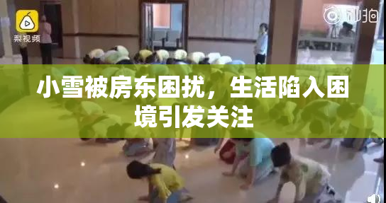 小雪被房东困扰，生活陷入困境引发关注