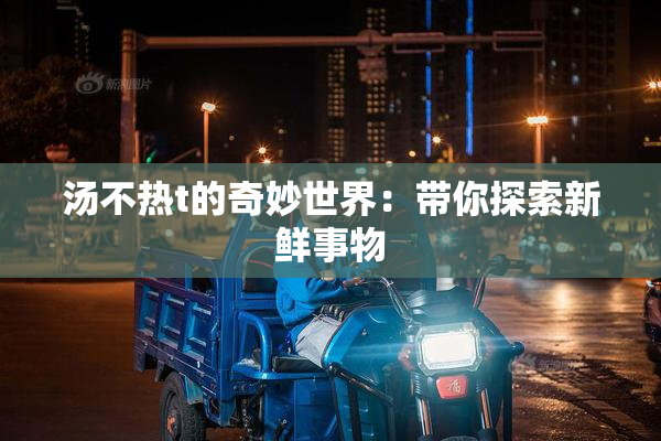 汤不热t的奇妙世界：带你探索新鲜事物