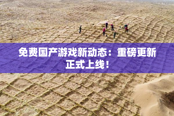 免费国产游戏新动态：重磅更新正式上线！
