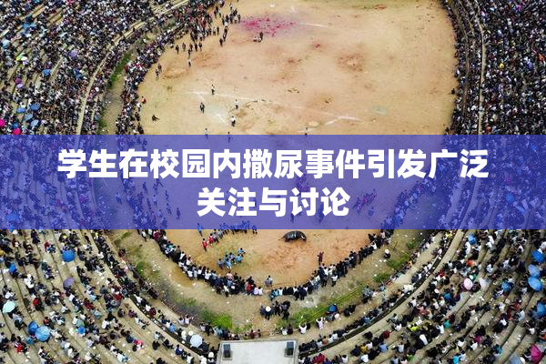 学生在校园内撒尿事件引发广泛关注与讨论