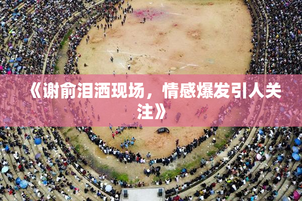 《谢俞泪洒现场，情感爆发引人关注》
