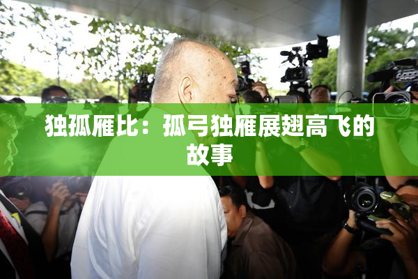 独孤雁比：孤弓独雁展翅高飞的故事