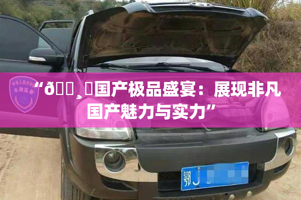 “🌸‌国产极品盛宴：展现非凡国产魅力与实力”