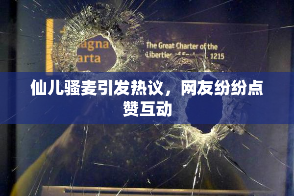 仙儿骚麦引发热议，网友纷纷点赞互动