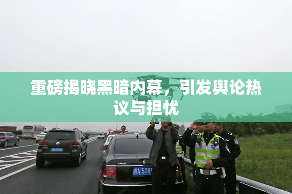 重磅揭晓黑暗内幕，引发舆论热议与担忧