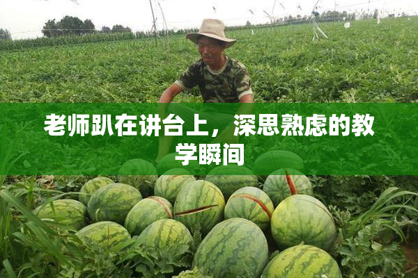 老师趴在讲台上，深思熟虑的教学瞬间