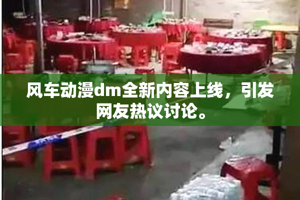 风车动漫dm全新内容上线，引发网友热议讨论。