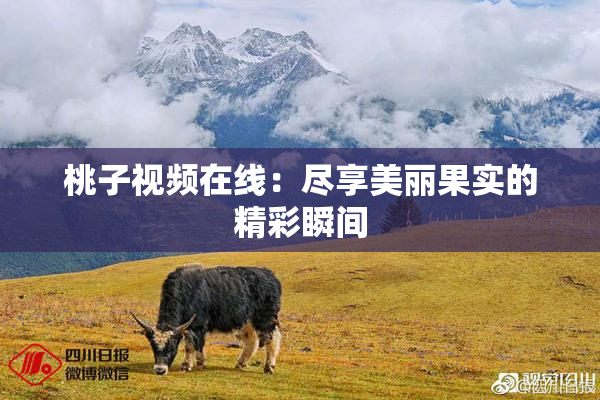 桃子视频在线：尽享美丽果实的精彩瞬间