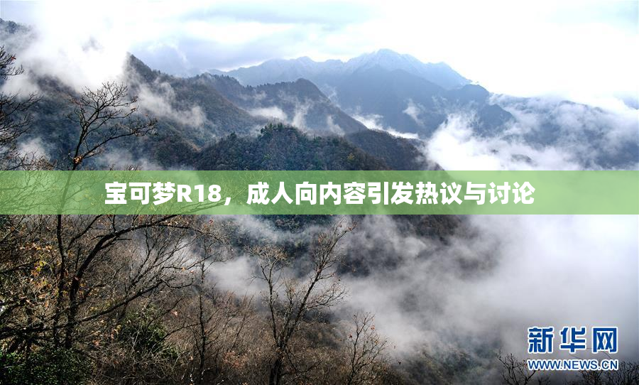 宝可梦R18，成人向内容引发热议与讨论