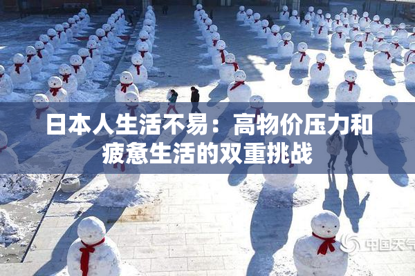 日本人生活不易：高物价压力和疲惫生活的双重挑战