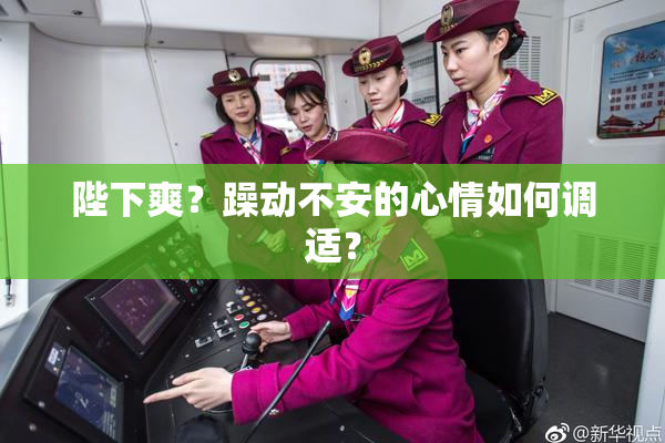 陛下爽？躁动不安的心情如何调适？