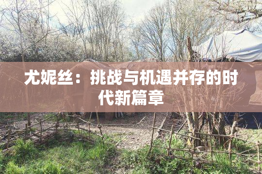 尤妮丝：挑战与机遇并存的时代新篇章