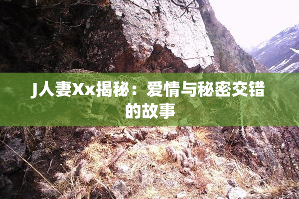 J人妻Xx揭秘：爱情与秘密交错的故事