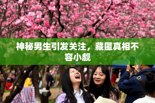 神秘男生引发关注，藏匿真相不容小觑