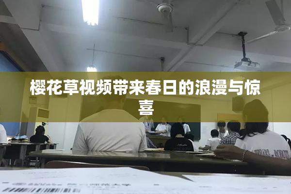 樱花草视频带来春日的浪漫与惊喜