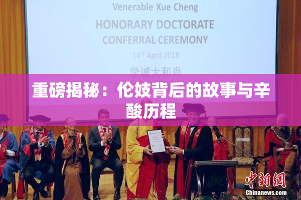 重磅揭秘：伦妓背后的故事与辛酸历程