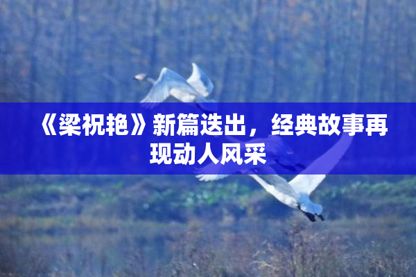 《梁祝艳》新篇迭出，经典故事再现动人风采