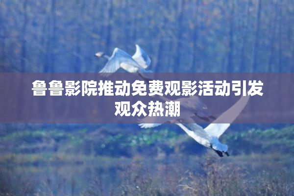 鲁鲁影院推动免费观影活动引发观众热潮