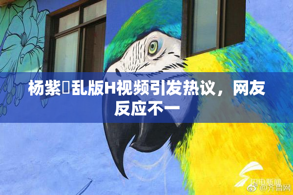 杨紫婬乱版H视频引发热议，网友反应不一