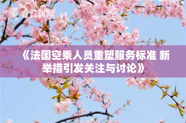 《法国空乘人员重塑服务标准 新举措引发关注与讨论》