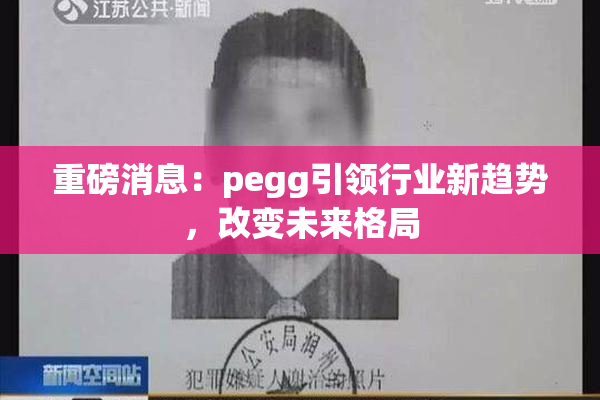 重磅消息：pegg引领行业新趋势，改变未来格局