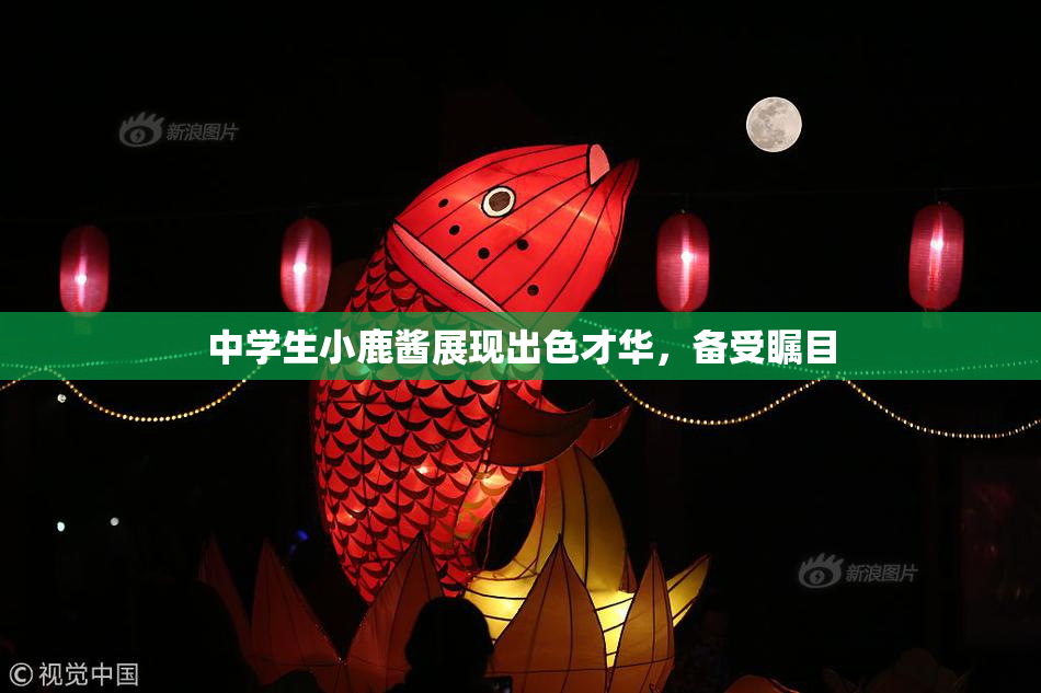 中学生小鹿酱展现出色才华，备受瞩目