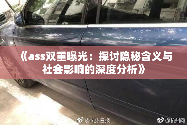 《ass双重曝光：探讨隐秘含义与社会影响的深度分析》