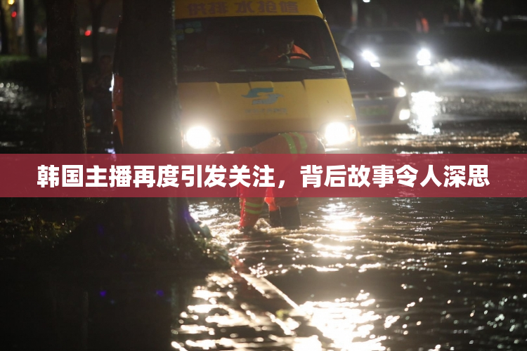 韩国主播再度引发关注，背后故事令人深思