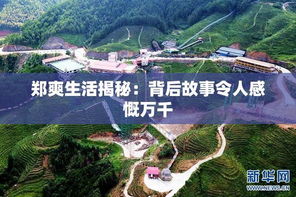 郑爽生活揭秘：背后故事令人感慨万千