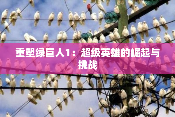 重塑绿巨人1：超级英雄的崛起与挑战
