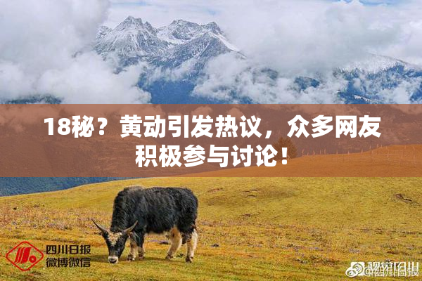 18秘？黄动引发热议，众多网友积极参与讨论！