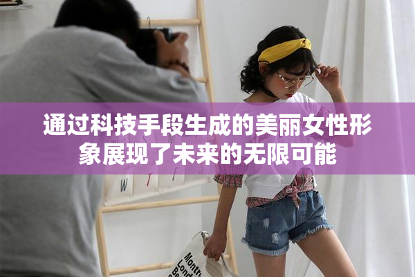 通过科技手段生成的美丽女性形象展现了未来的无限可能