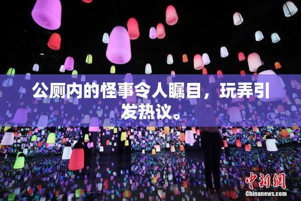 公厕内的怪事令人瞩目，玩弄引发热议。