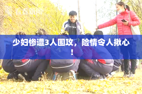 少妇惨遭3人围攻，险情令人揪心！