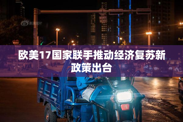欧美17国家联手推动经济复苏新政策出台