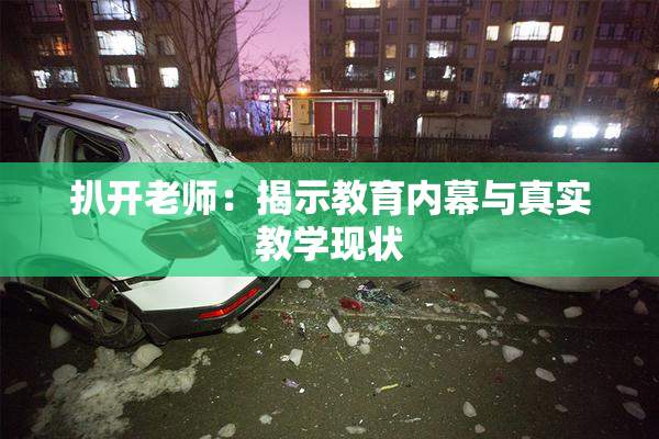 扒开老师：揭示教育内幕与真实教学现状