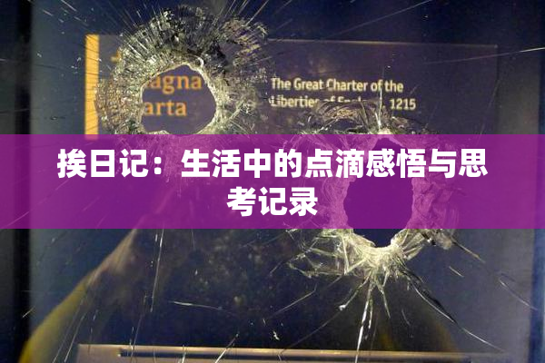 挨日记：生活中的点滴感悟与思考记录