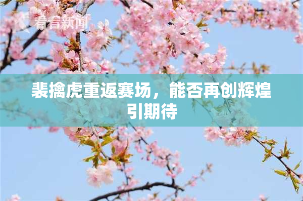 裴擒虎重返赛场，能否再创辉煌引期待