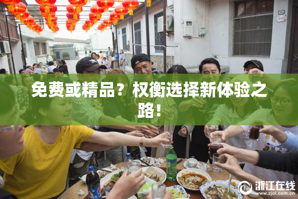 免费或精品？权衡选择新体验之路！