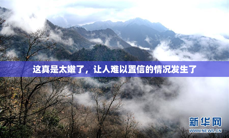 这真是太嫩了，让人难以置信的情况发生了